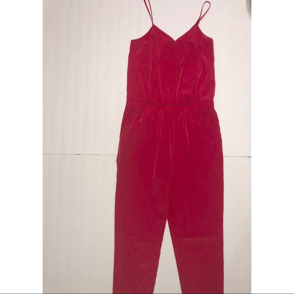 Shimmery red jumpsuit